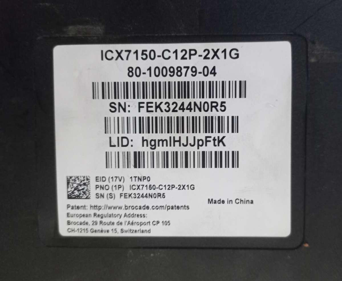 RUCKUS ICX7150-C12P-2X1G