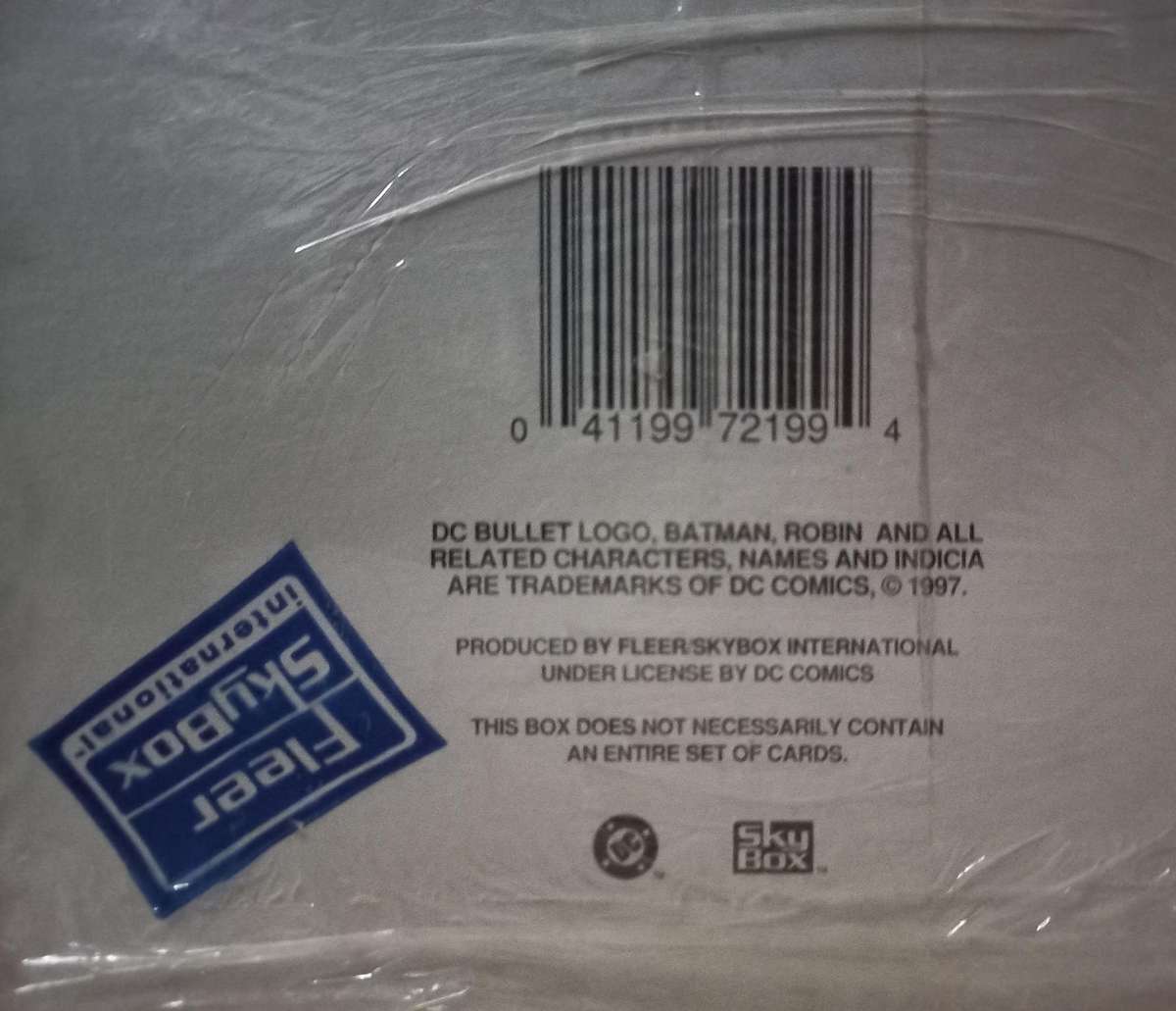 BATMAN AND ROBIN TRADING CARDS - 1987