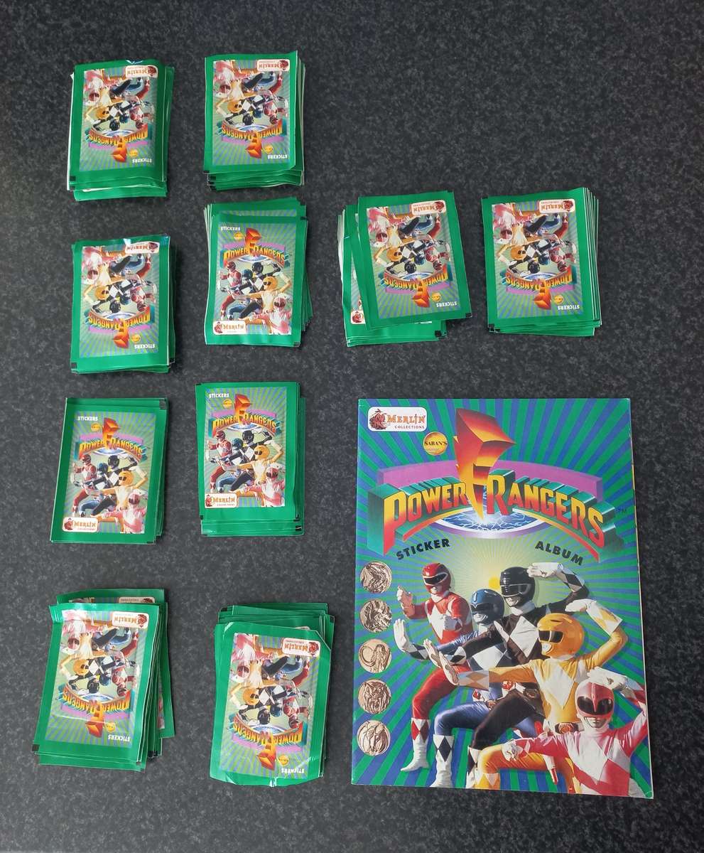 100X PACKETS POWERTV RANGERS MERLIN COLLECTION TRADING CARDS - 1994