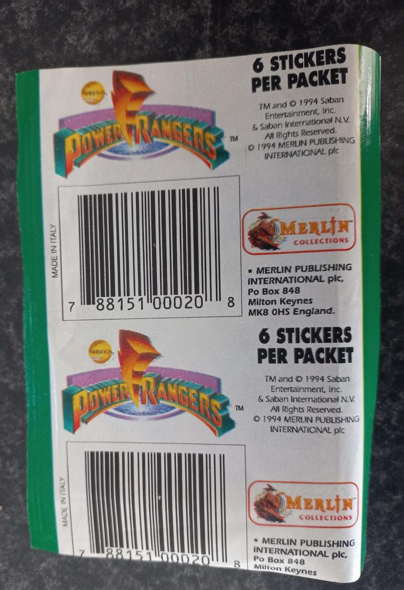 100X PACKETS POWERTV RANGERS MERLIN COLLECTION TRADING CARDS - 1994