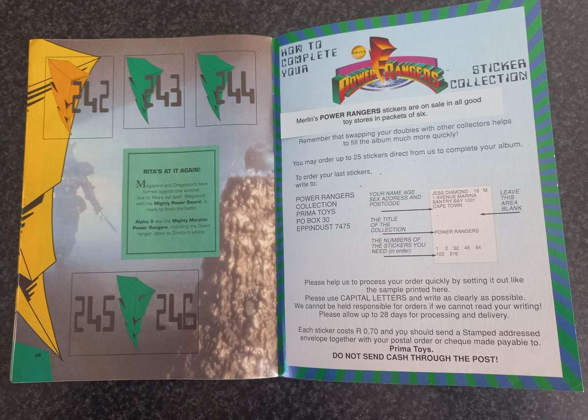 100X PACKETS POWERTV RANGERS MERLIN COLLECTION TRADING CARDS - 1994