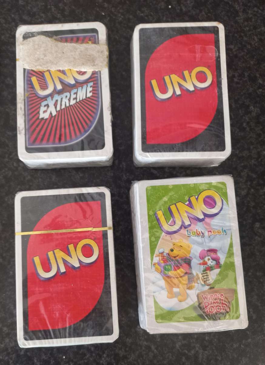 UNO, TOY STOREY AND TOP CLUEDO  PLAYING CARDS