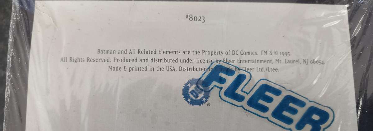 BATMAN FOREVER SEALED BOX TRADING CARDS - 1995