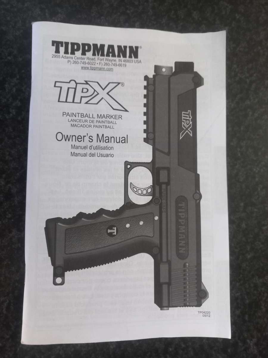 TIPPMANN TIPX .68 CALIBRE PAINBALL PISTOL