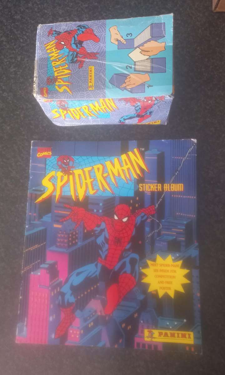 SPIDERMAN STICKERS AND BOOK - MADE ITALY