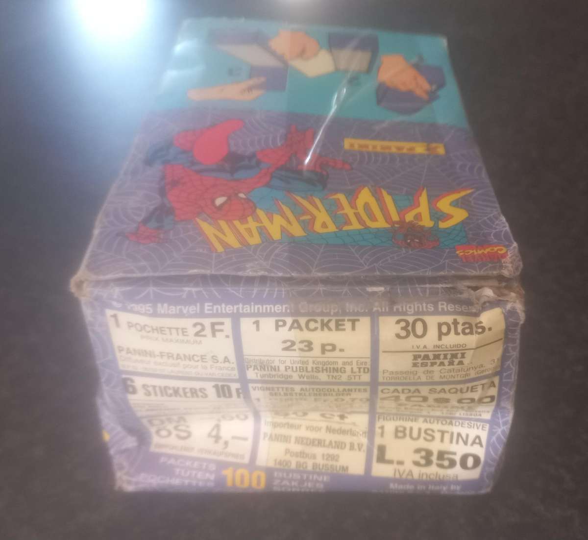 SPIDERMAN STICKERS AND BOOK - MADE ITALY