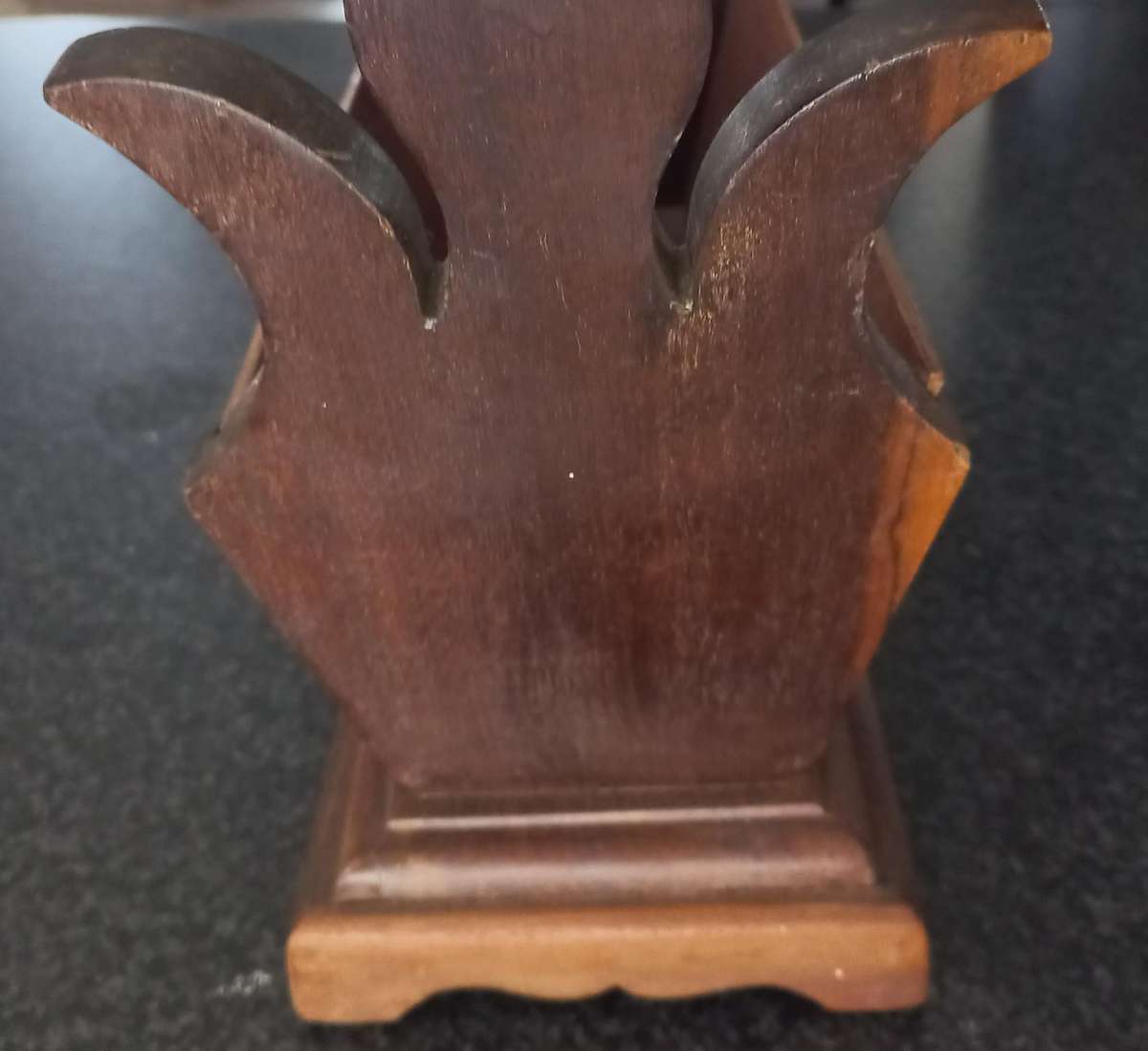 OLD WOODEN BOOK RACK IN GOOD CONDITION