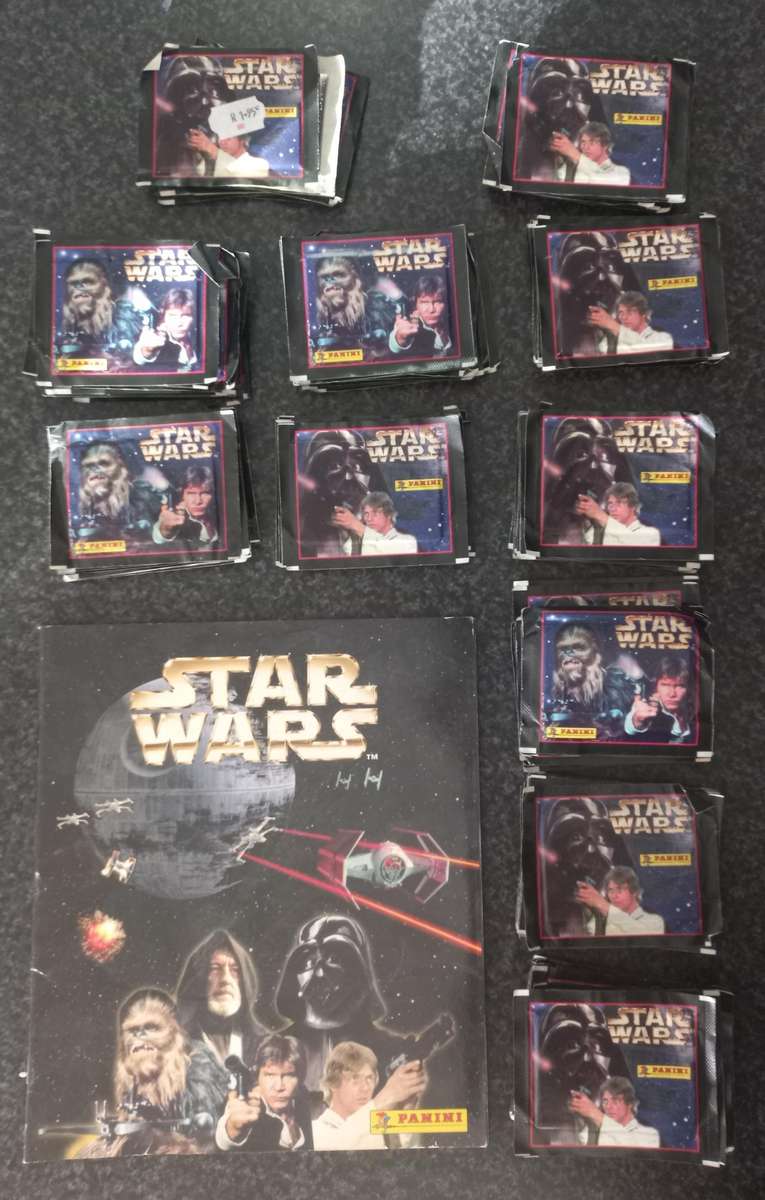 STAR WARS PANINI COLLECTABLE STICKERS AND ALBUM - 1996