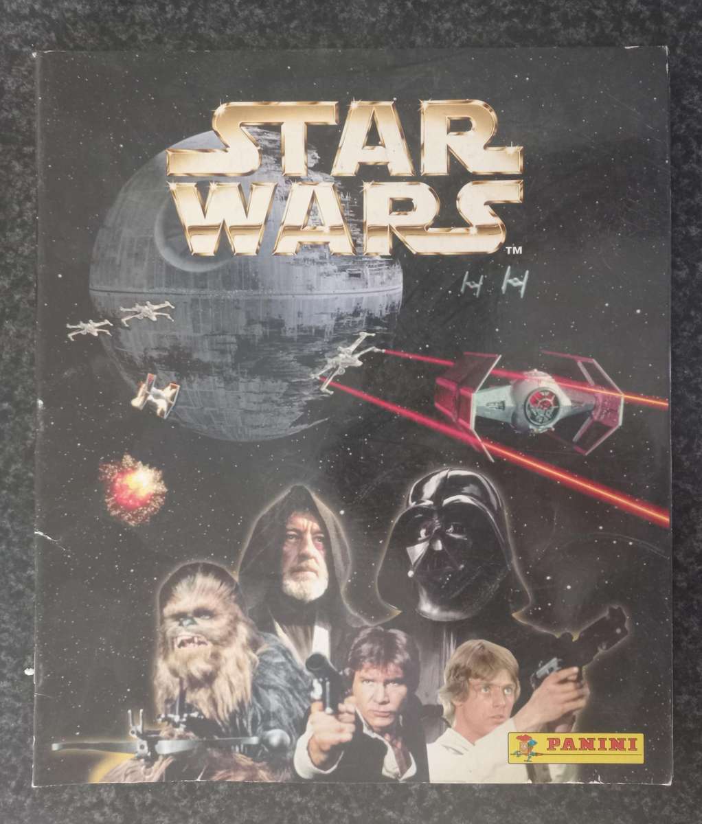 STAR WARS PANINI COLLECTABLE STICKERS AND ALBUM - 1996