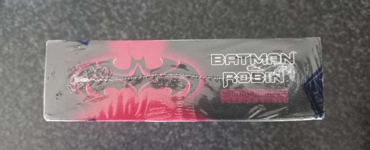 BATMAN AND ROBIN SDEALED BOX PLUS 20X SEALED PACKETS TRADING CARDS