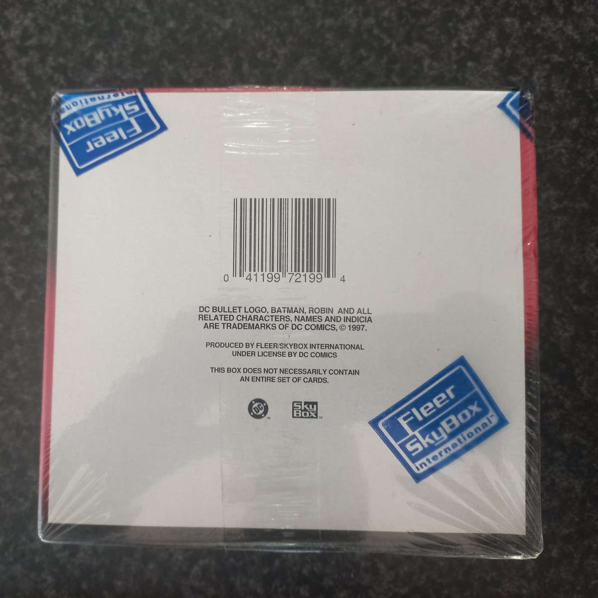 BATMAN AND ROBIN SDEALED BOX PLUS 20X SEALED PACKETS TRADING CARDS