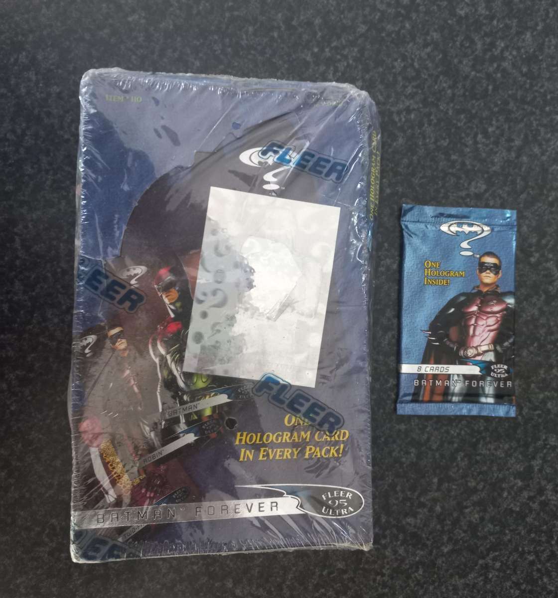 BATMAN FOREVER TRADING CARDS IN SEALED BOX - FLEUIR 1995