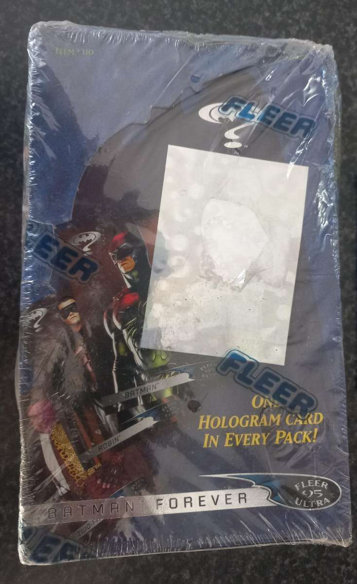 BATMAN FOREVER TRADING CARDS IN SEALED BOX - FLEUIR 1995