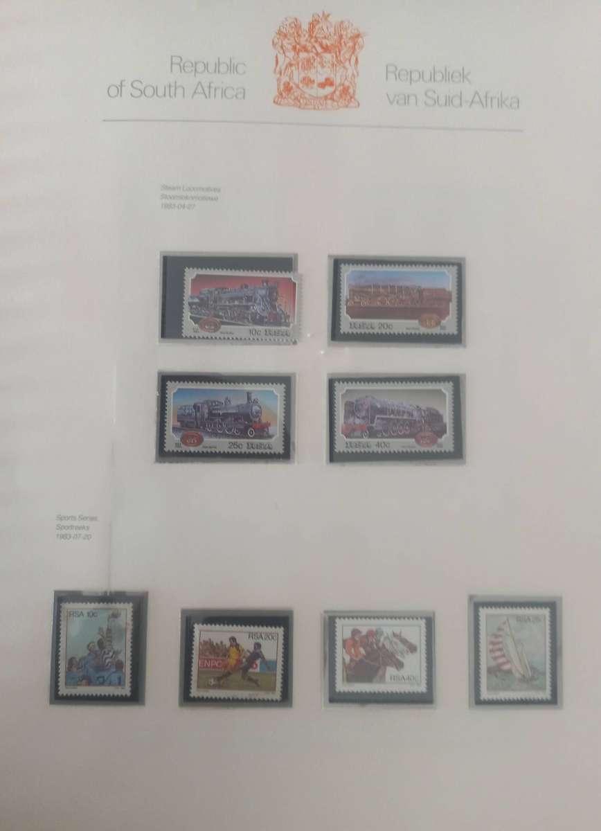 12X SHEETS OF SOUTH AFRICAN STAMPS UNUSED