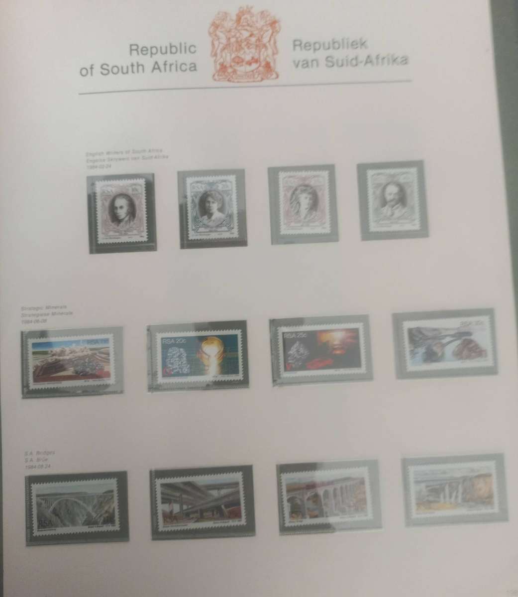 12X SHEETS OF SOUTH AFRICAN STAMPS UNUSED