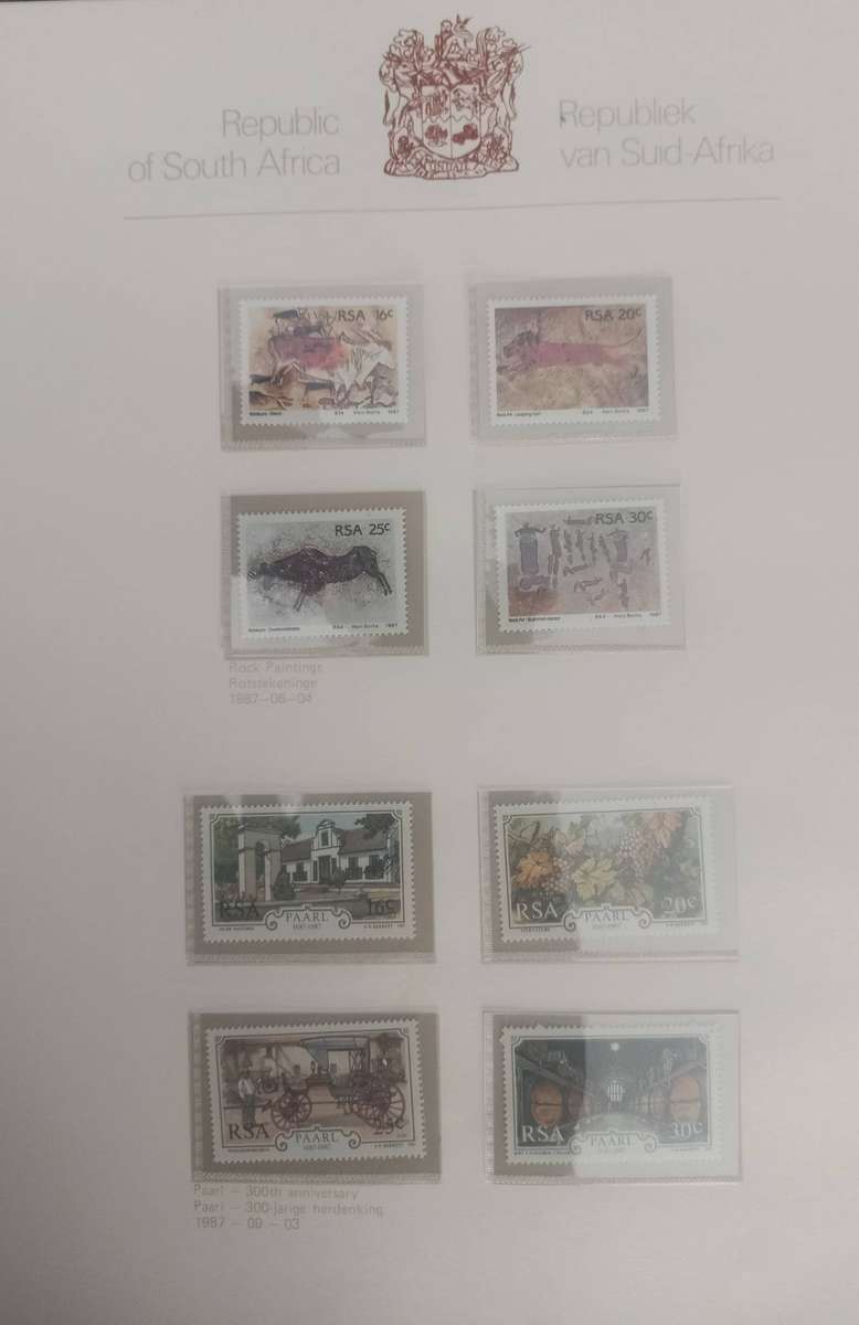 12X SHEETS OF SOUTH AFRICAN STAMPS UNUSED