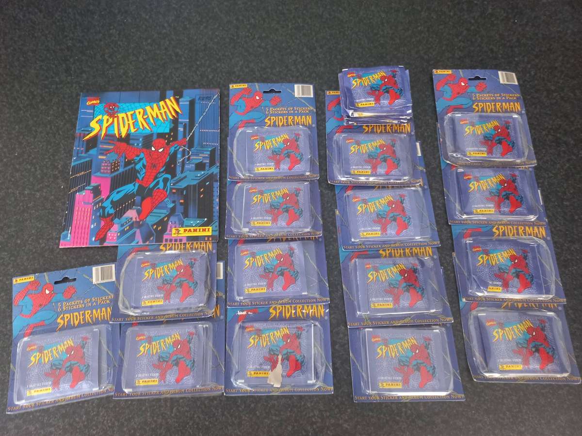 SPIDERMAN COLLCTABLE CARDS AND BOOKIE