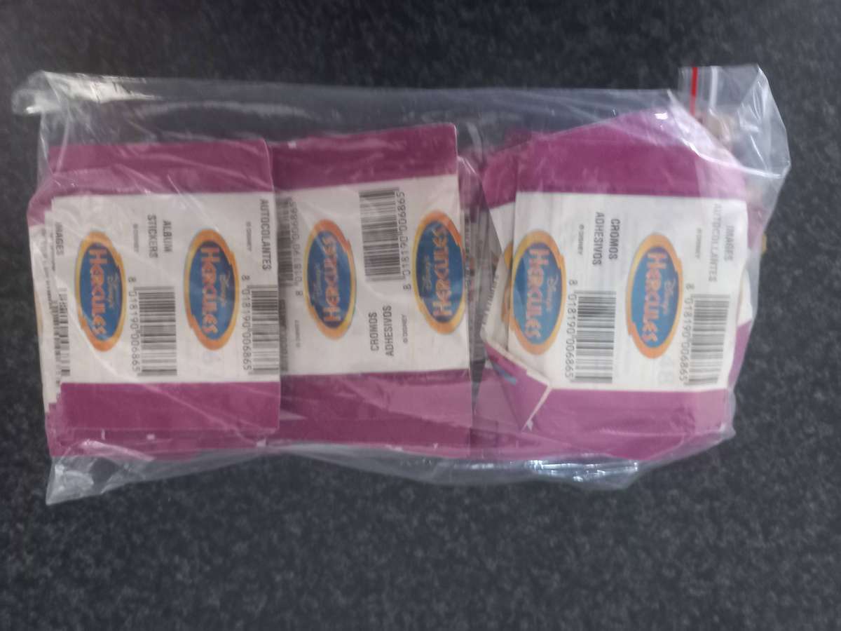 DISNEY HERCULES TRADING CARDS AND BOOK