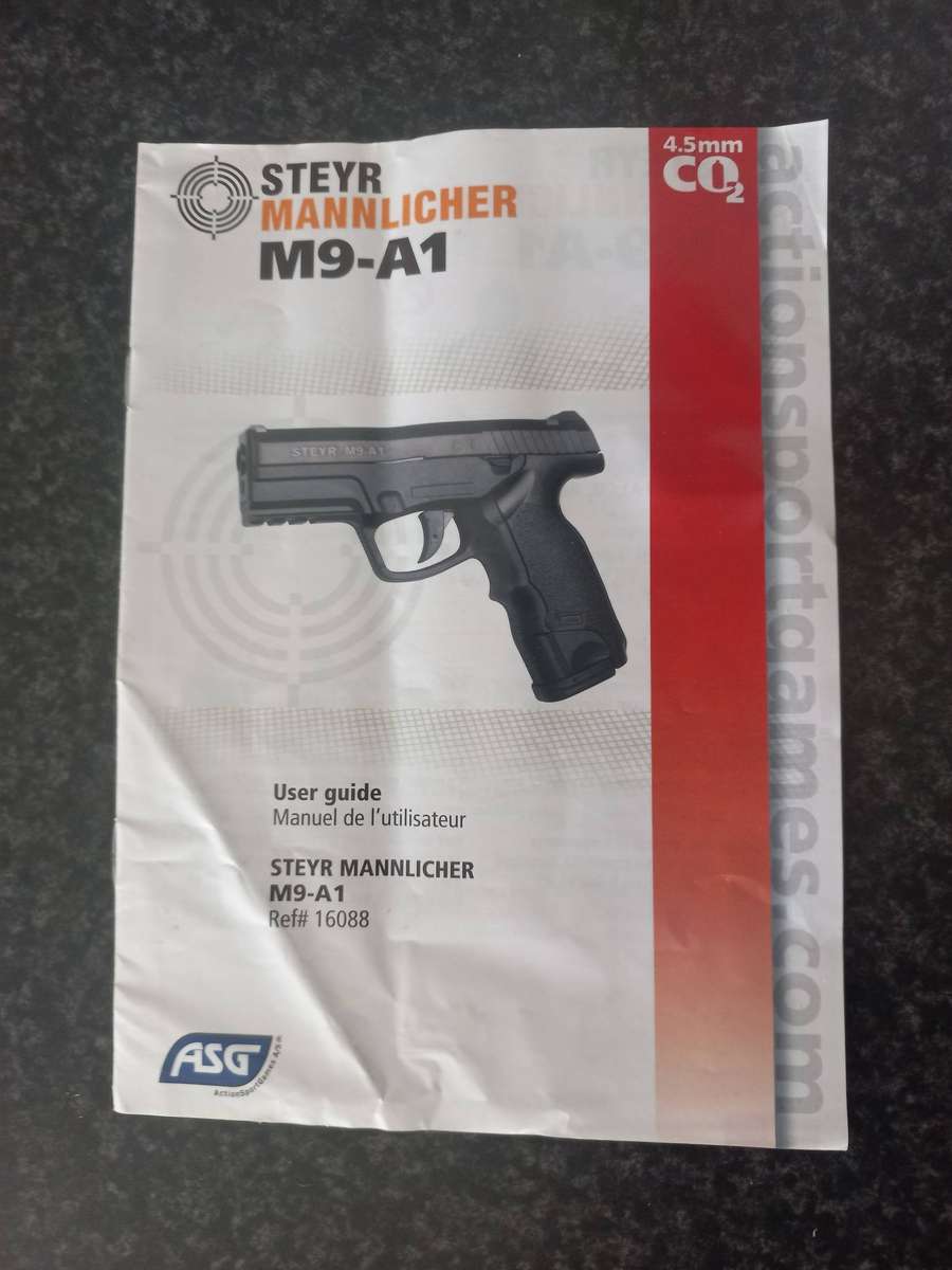 STEYR MANLICHER 179-A1 GAS PISTOL - MADE AUSTRIA