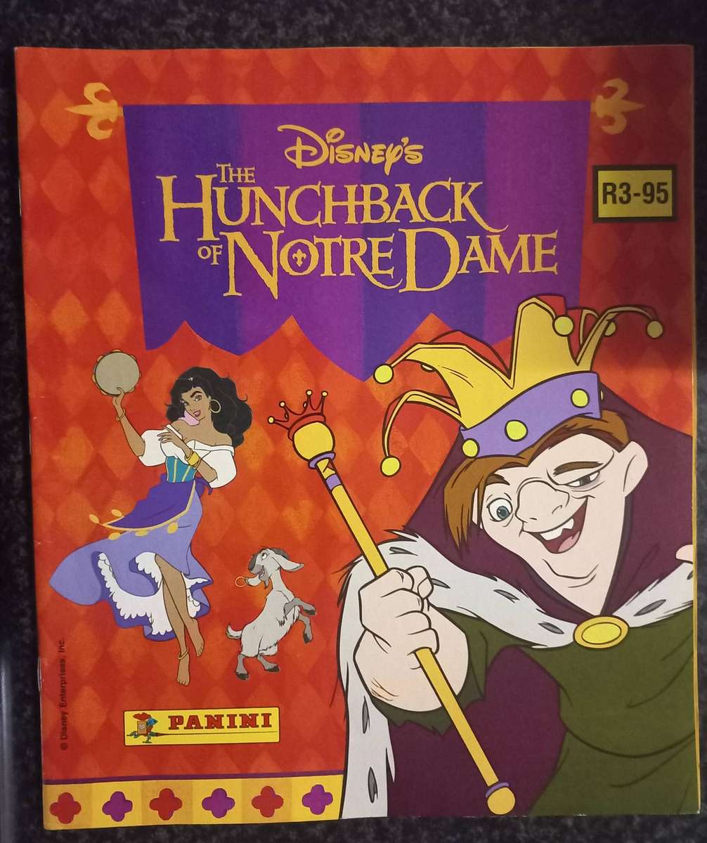 2X BOXES AND 2X ALKBUMS HUNCHBACK OF NORTE DAME STICKERS