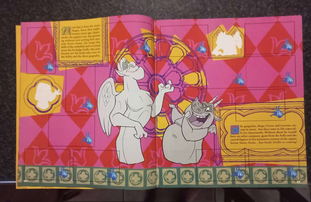 2X BOXES AND 2X ALKBUMS HUNCHBACK OF NORTE DAME STICKERS