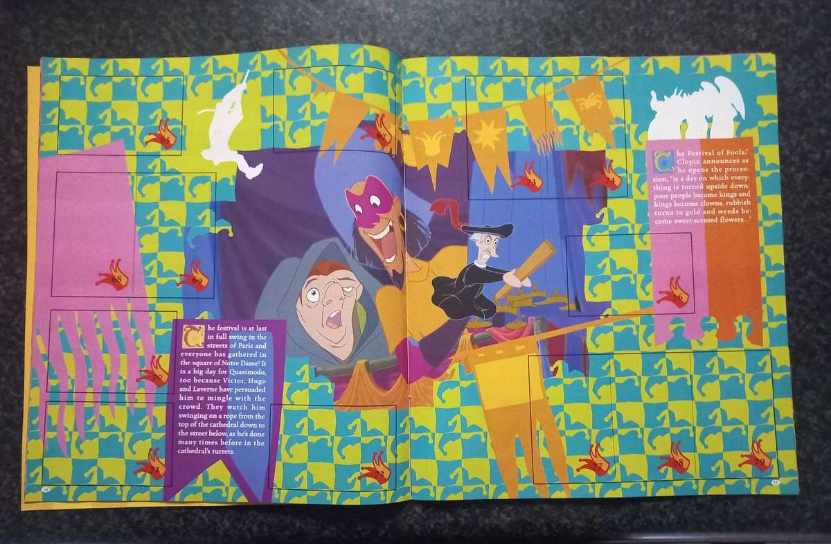 2X BOXES AND 2X ALKBUMS HUNCHBACK OF NORTE DAME STICKERS