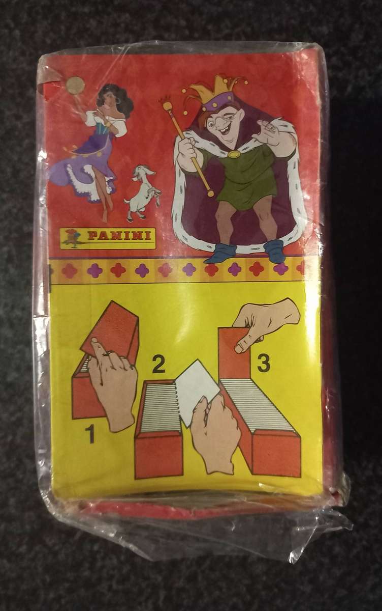 2X BOXES AND 2X ALKBUMS HUNCHBACK OF NORTE DAME STICKERS