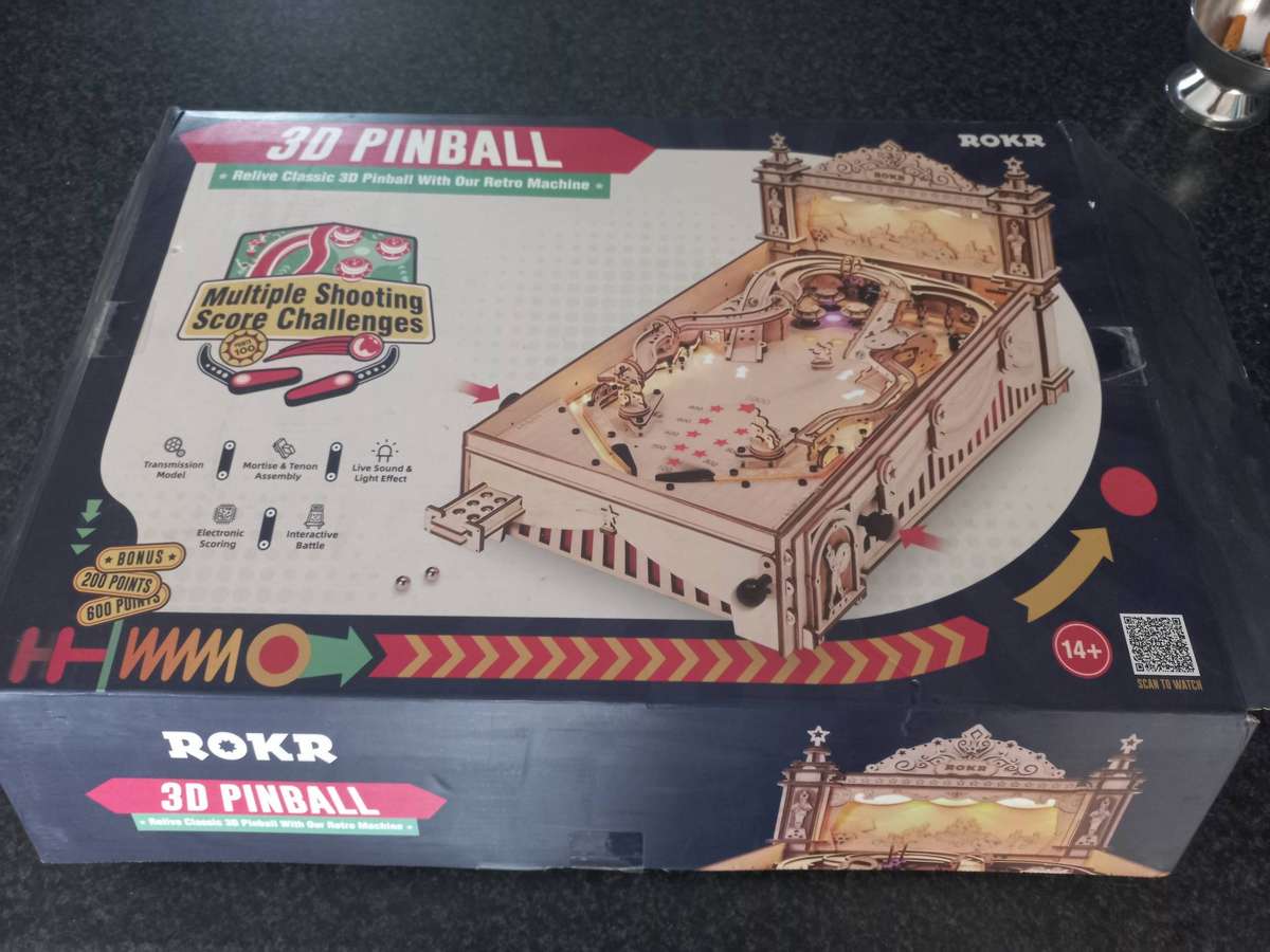 3D PINBALL MACHINE WITHG DC POWER SUPPLY