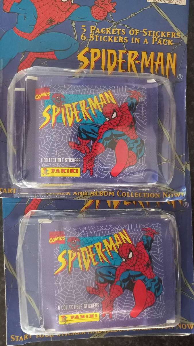 SPIDERMAN COLLECTABLE STICKERS