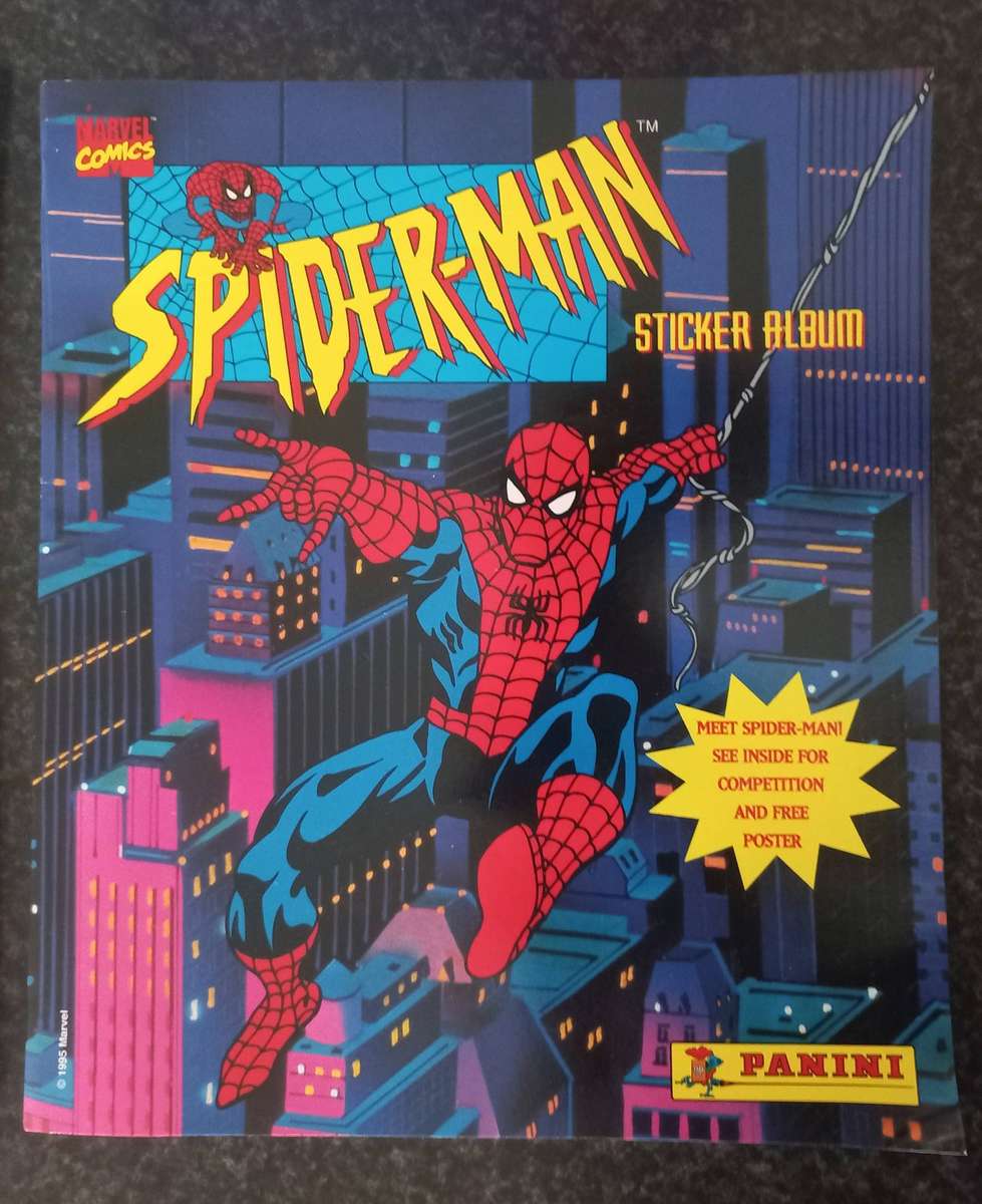 SPIDERMAN COLLECTABLE STICKERS