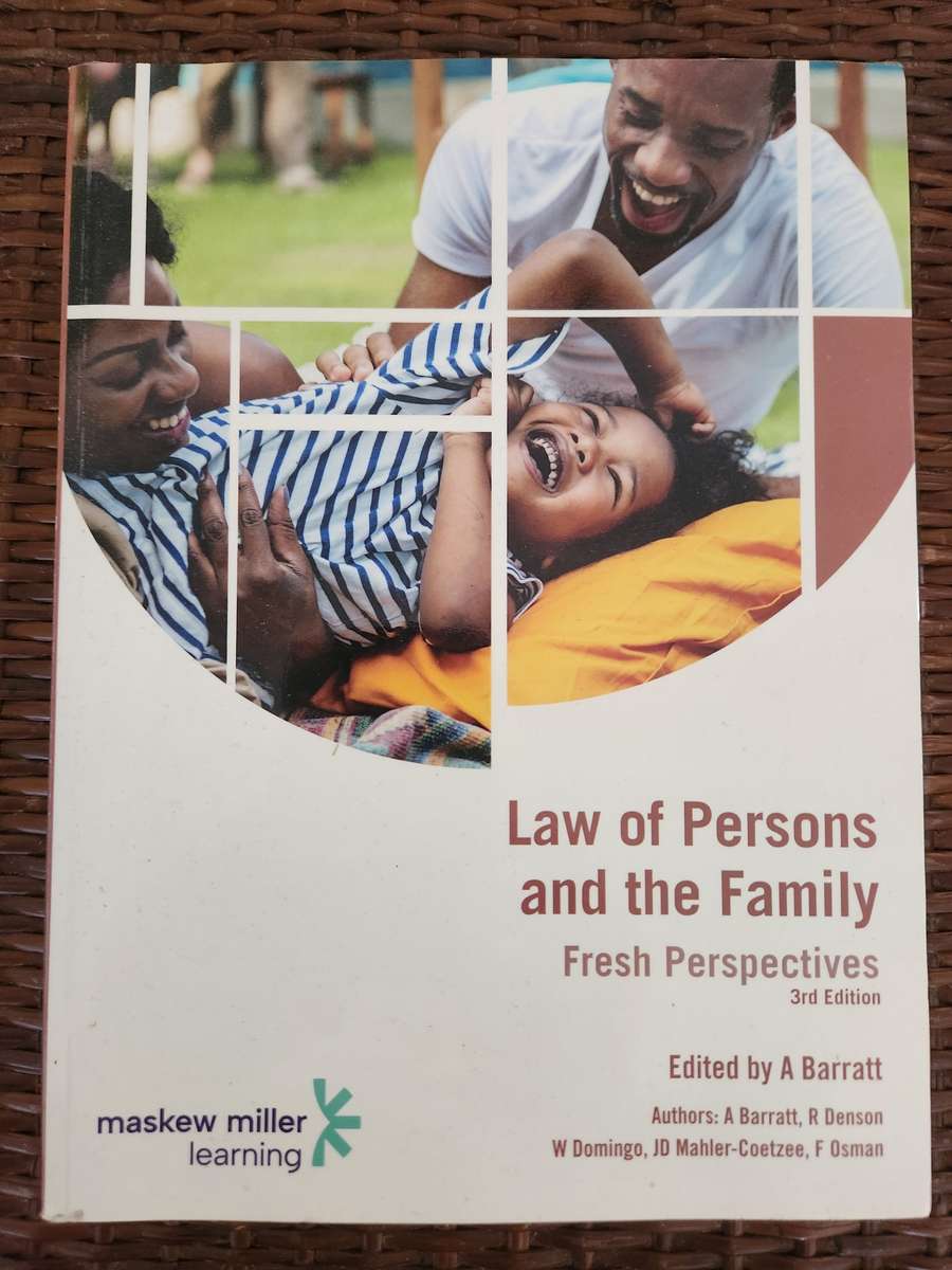 Law of Persons and the Family: Fresh Perspectives