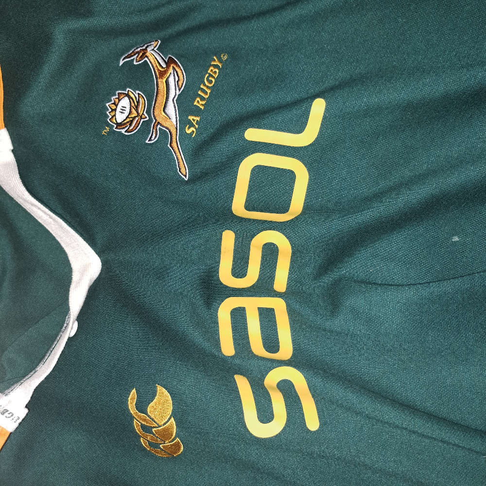 Springbok Sasol rugby jersey