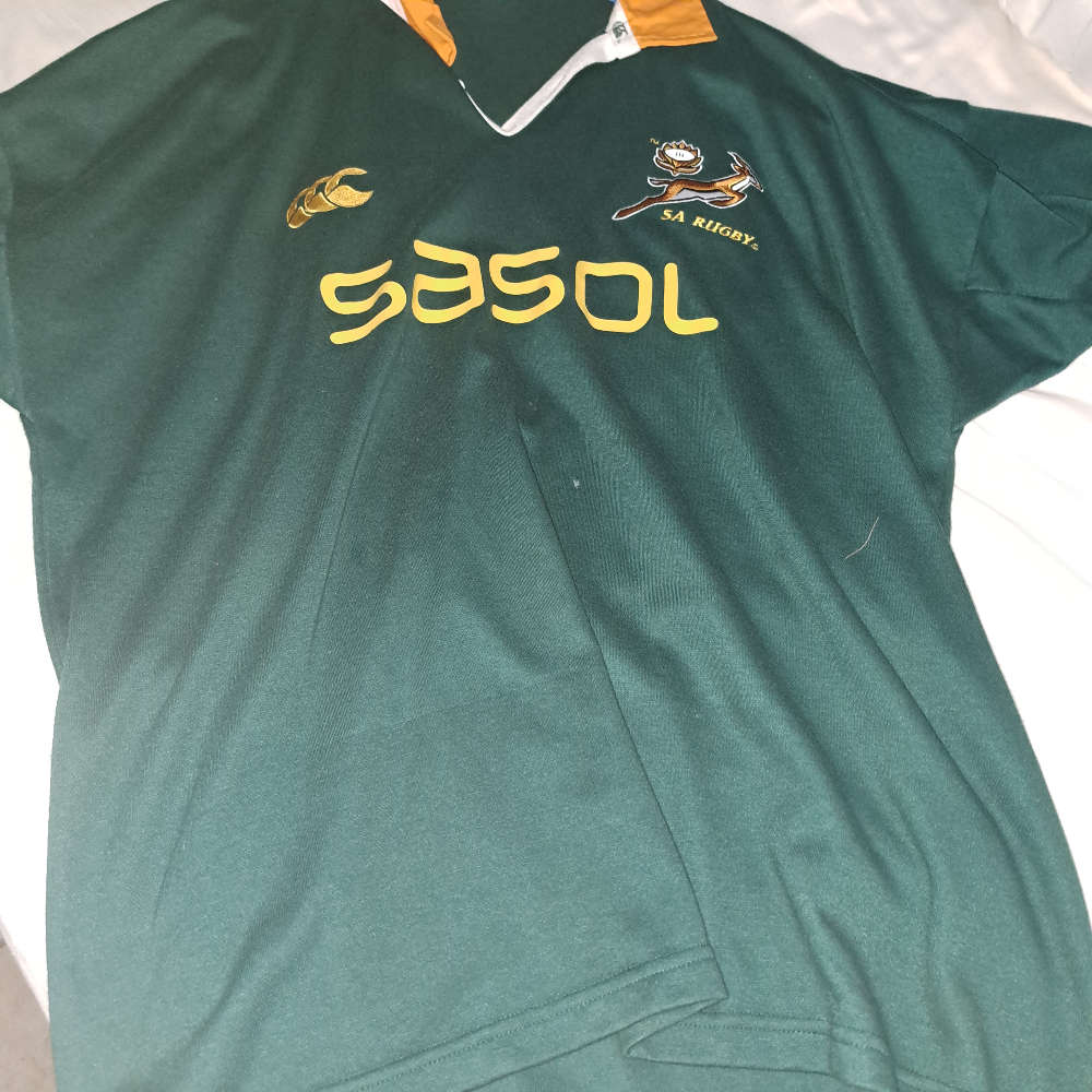 Springbok Sasol rugby jersey