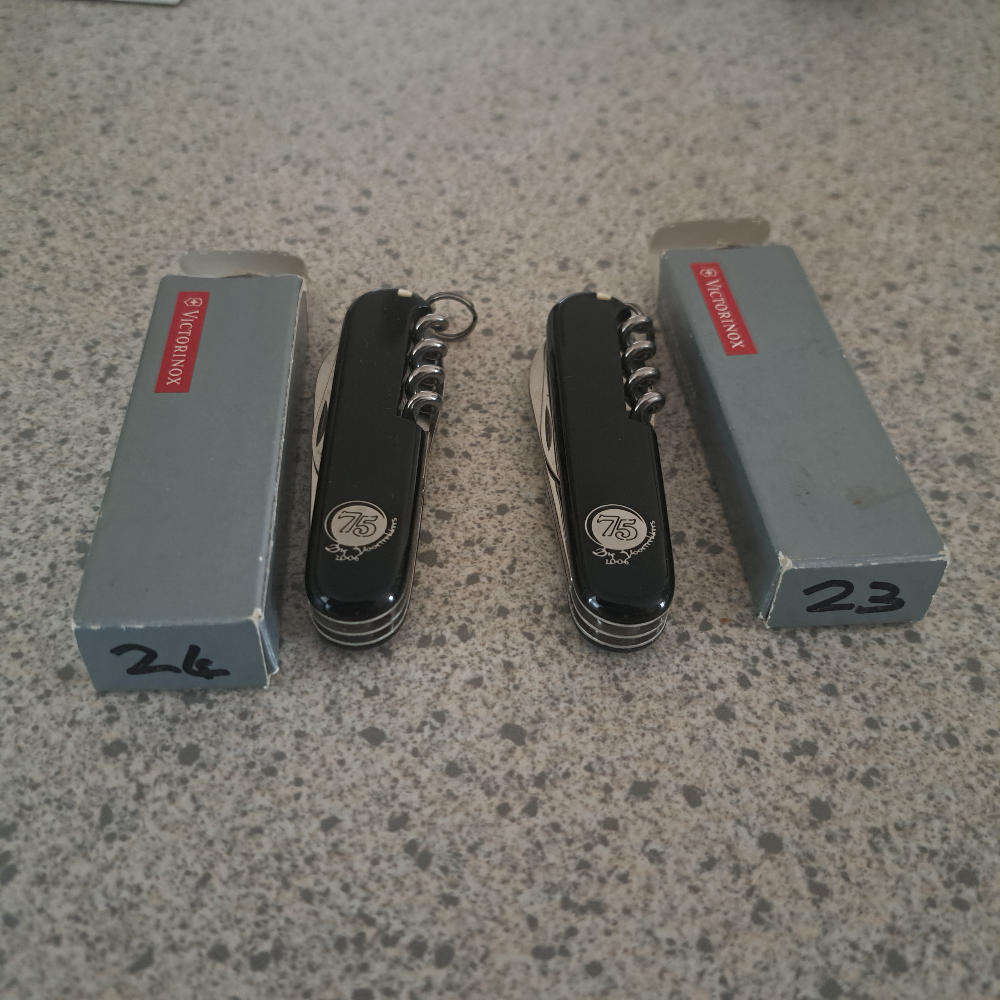 Set of Victorinox pocket knives