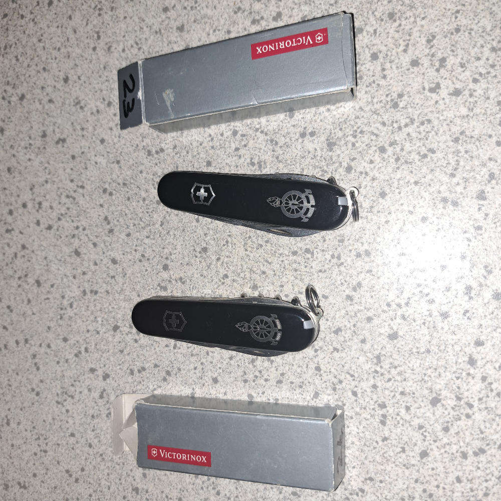 Set of Victorinox pocket knives