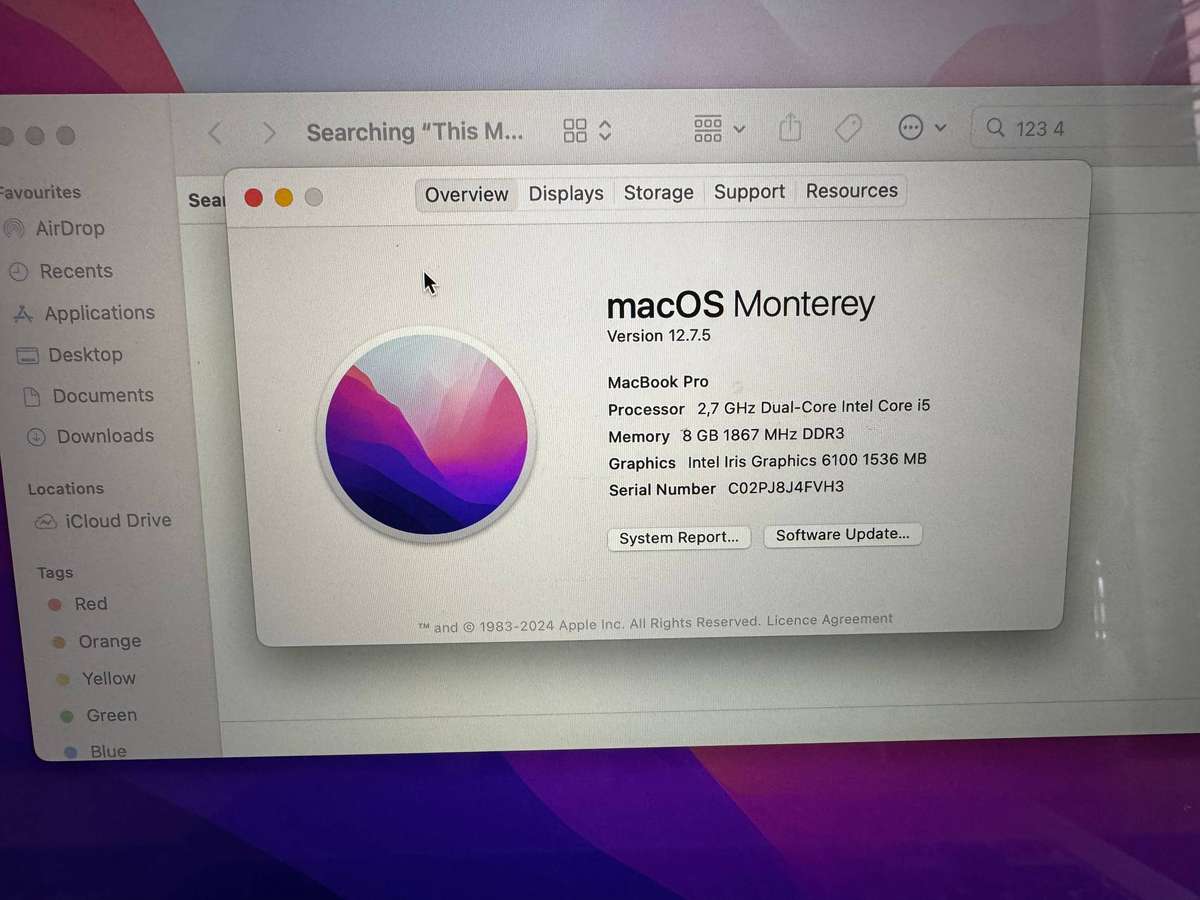Apple Macbook Pro 13-Inch Retina | Core i5 | 128GB SSD | 8GB RAM