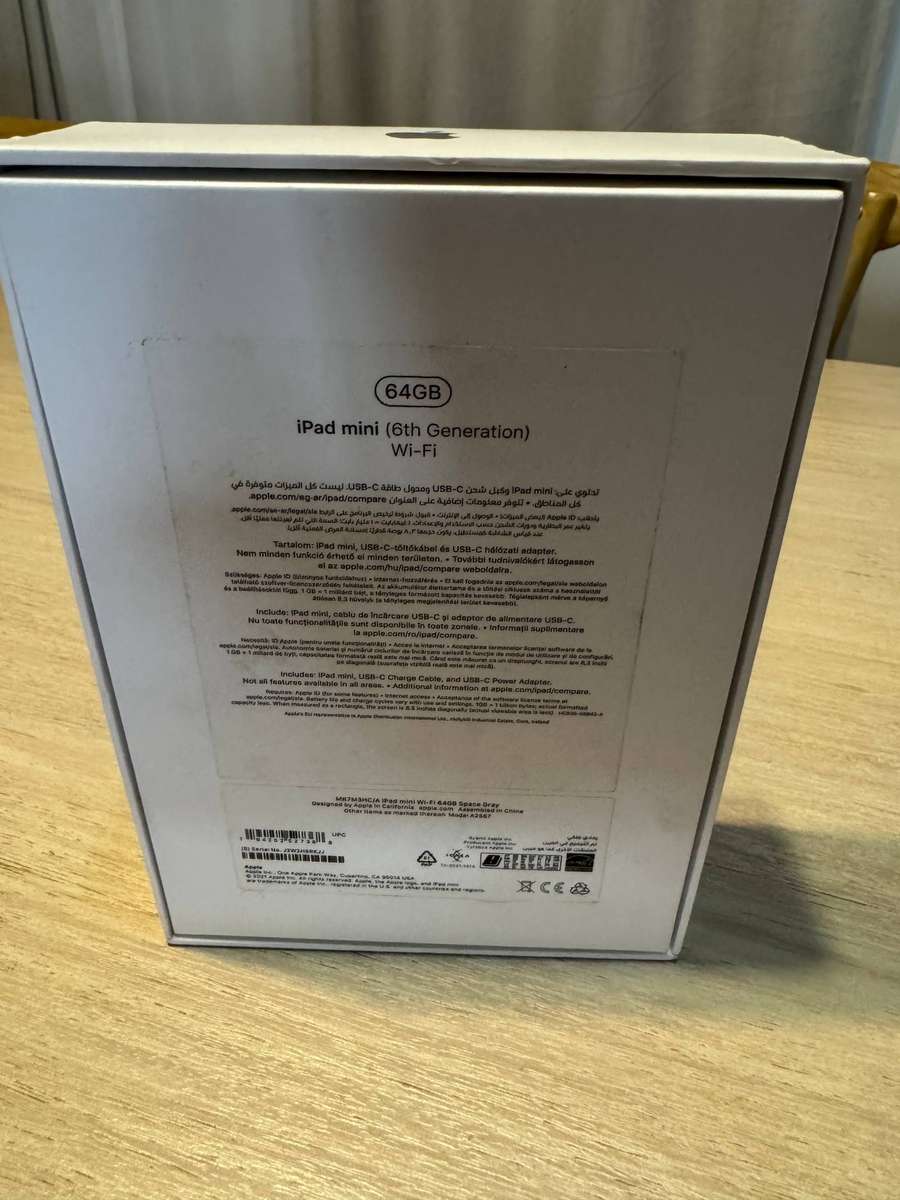 Apple iPad Mini 6th Generation | 64GB | Wifi | Space Gray