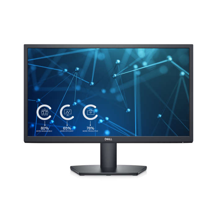 Dell 22 Monitor SE2222H | FHD 21.5 Inch | LED Anti Glare | Black