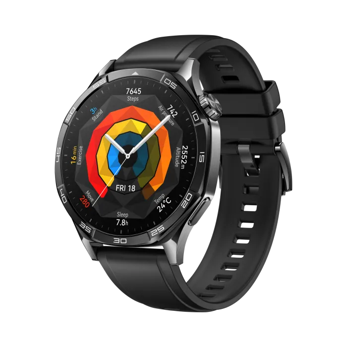 Huawei Watch GT 4 GPS 46mm, Black Strap