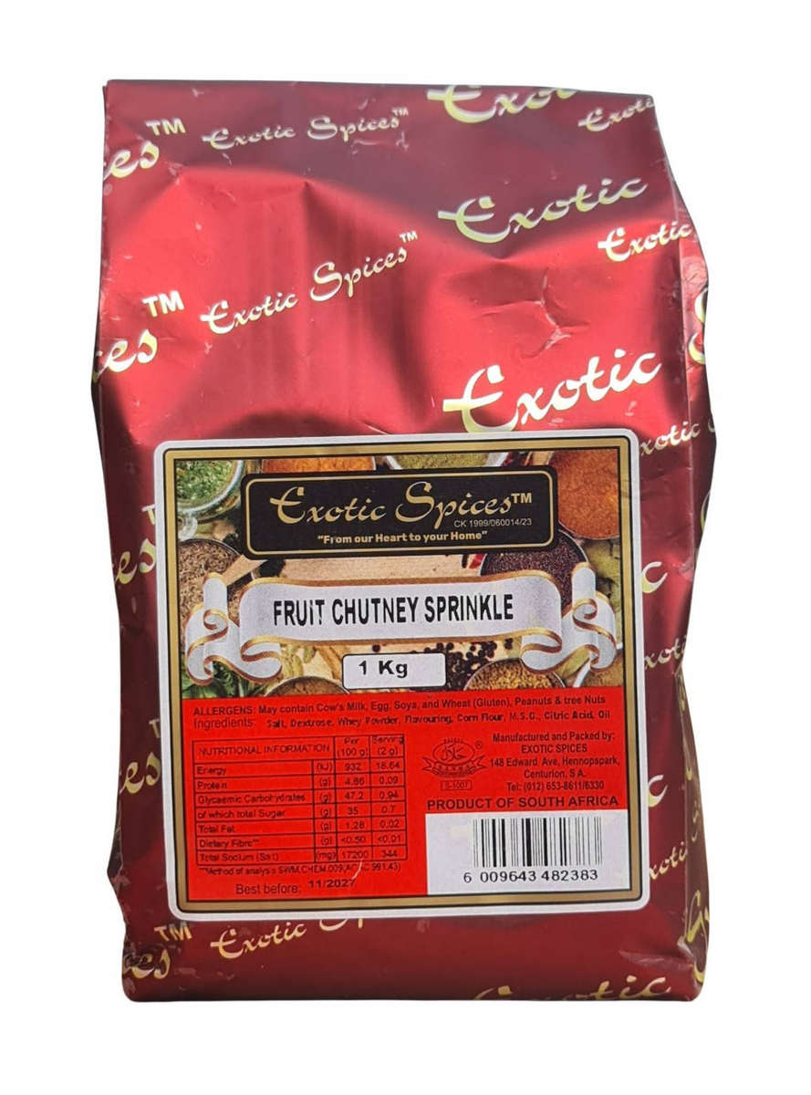 Exotic Spices Fruit Chutney Sprinkle 1kg