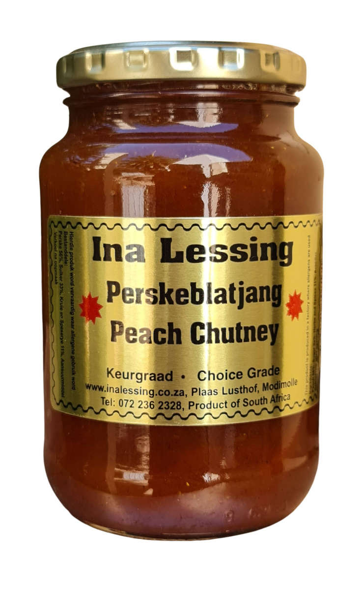 Ina Lessing Peach Chutney 410ml