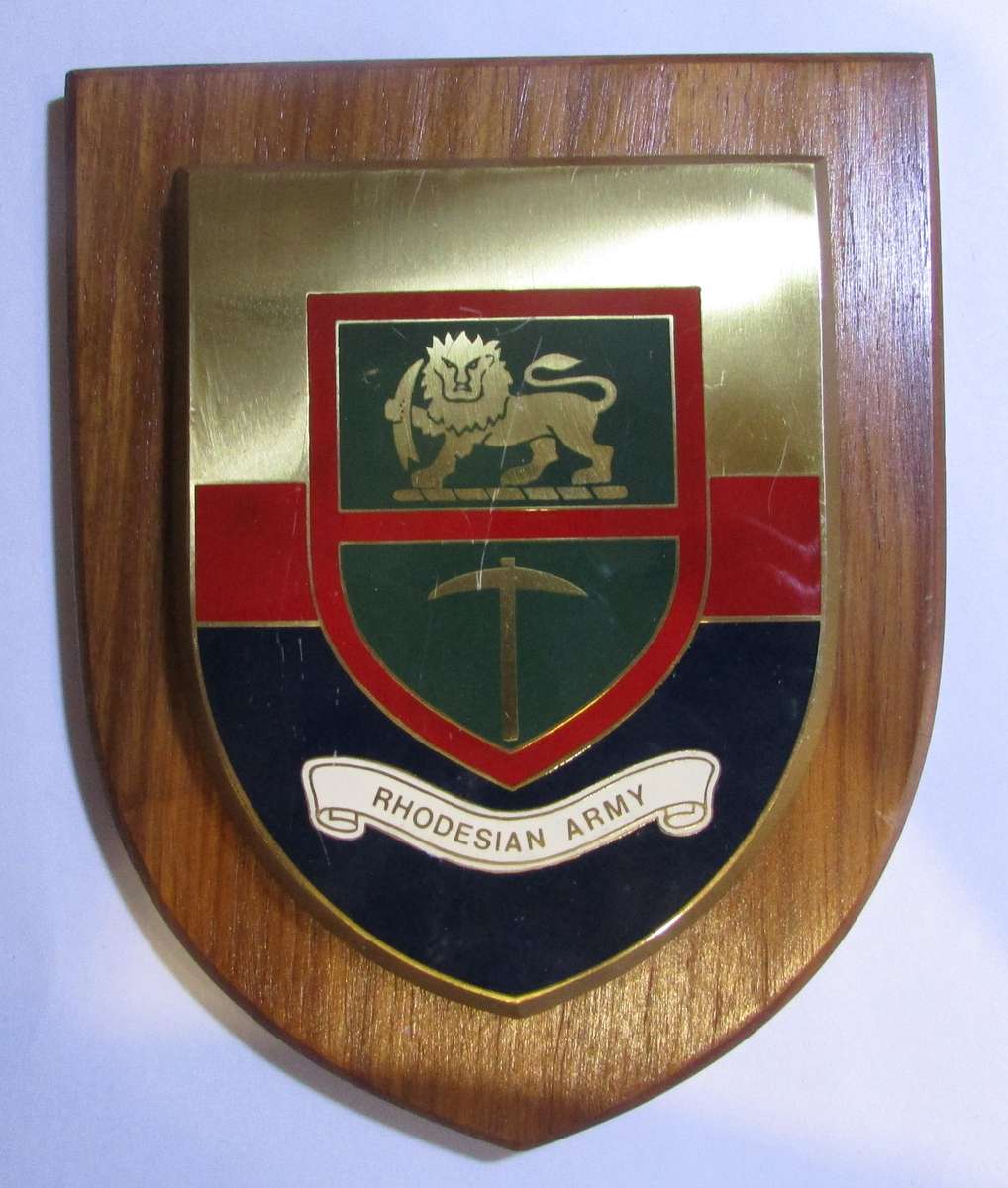 Rhodesia - Army Plaque ( Immaculate )