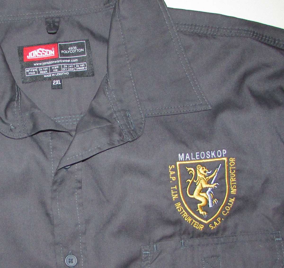 Quality Maleoskop SAP Tin Instructor Button Shirt - Size XXL ( After - Market )