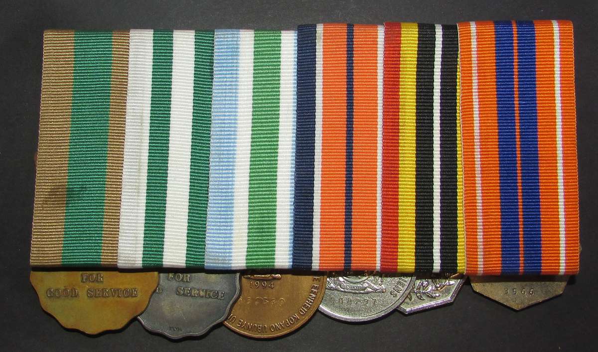 SADF - Court Mounted 20 Year Service Set ( Pro Patria Number 3566 )