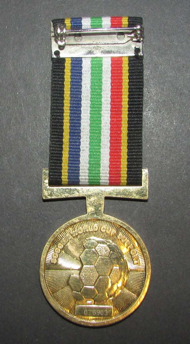 South African Police Soccer World Cup Full Size Medal
