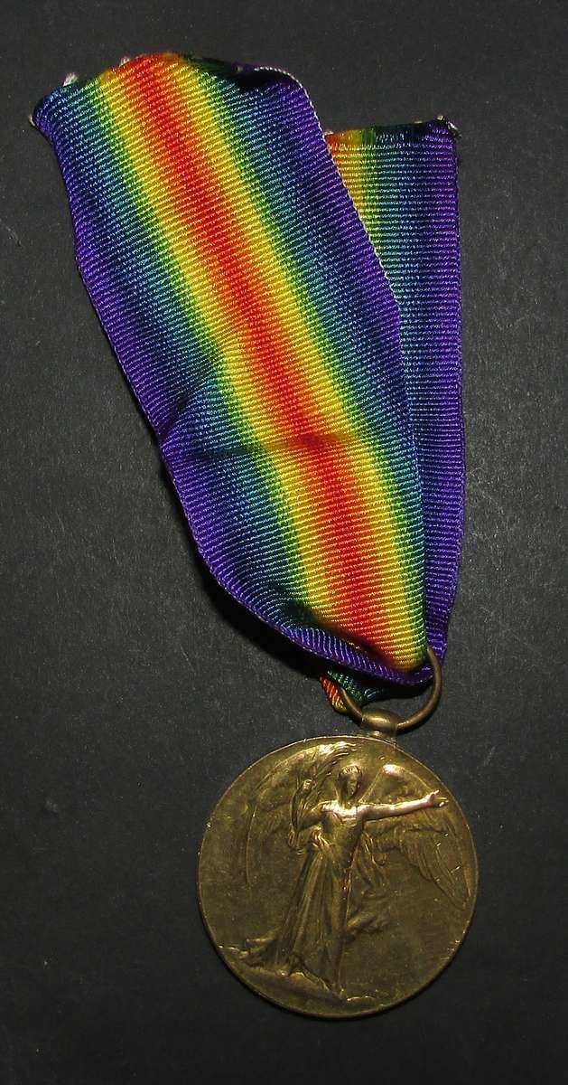 Full Size World War One Victory Medal:PTE W.V Constantine 4TH SAI