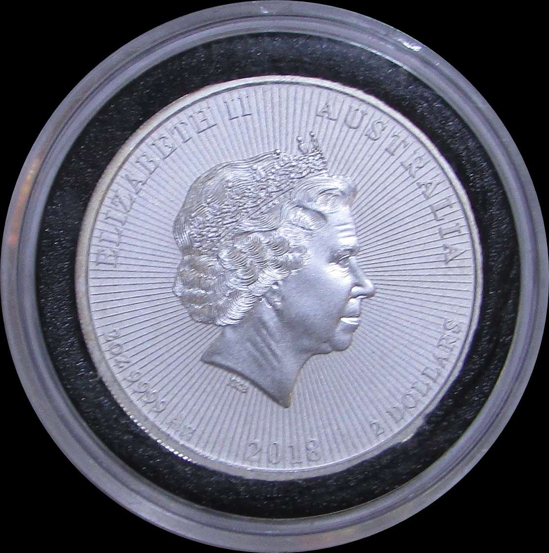 Australian  - 2Oz Silver 2 Dollar Coin
