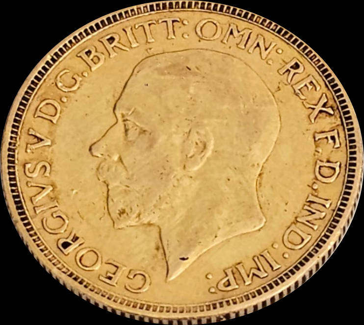 1929 SA George V Gold Sovereign