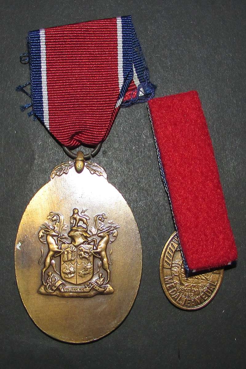 SADF - Full Size John Chard Medal with Miniature