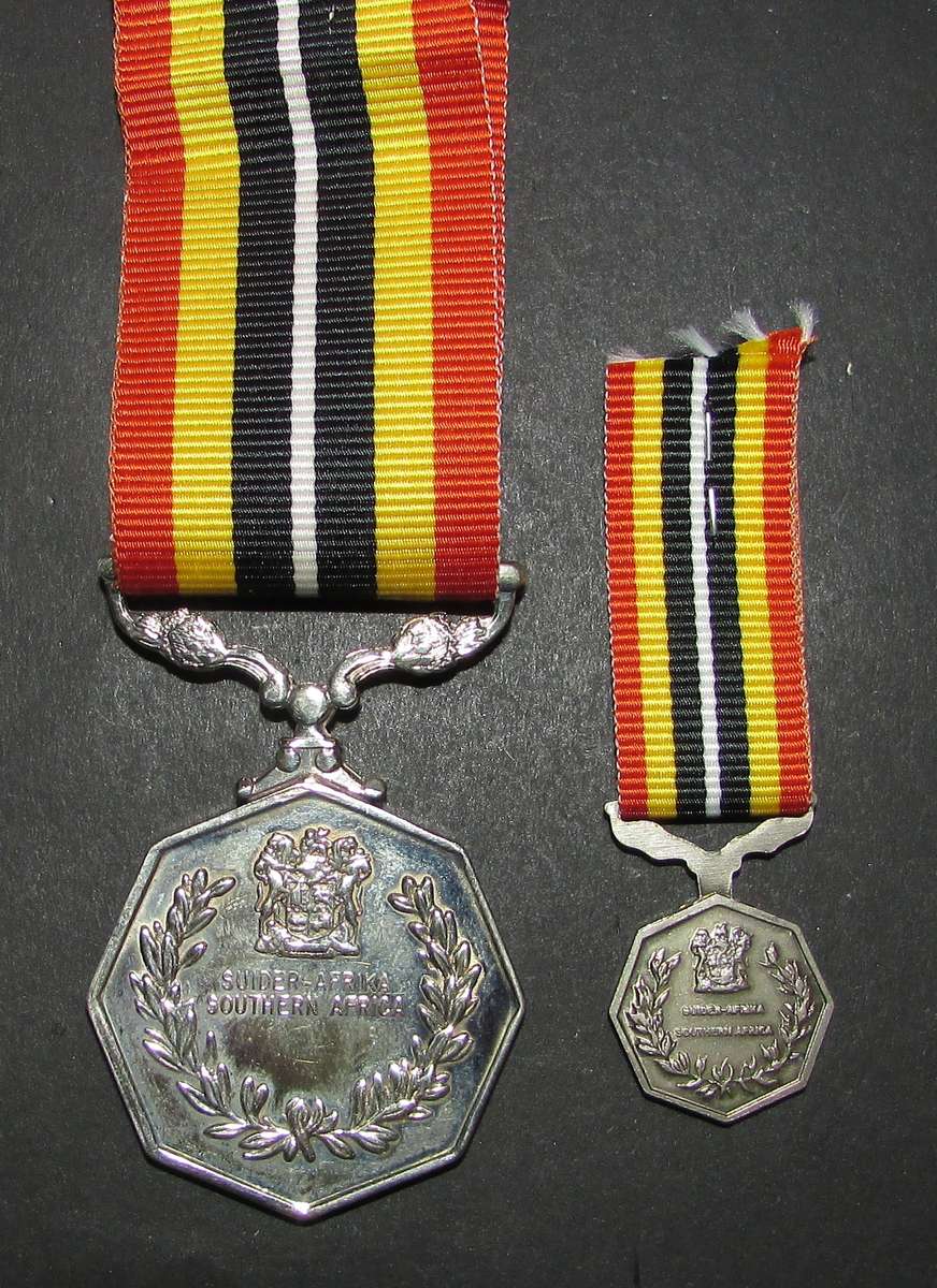 SADF - Full Size with Miniature Southern Africa Medals